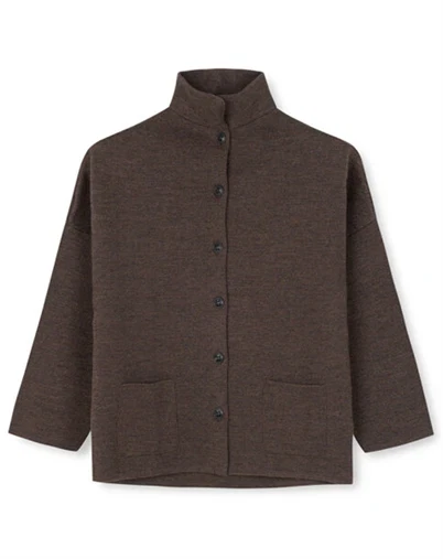 Sibin Linnebjerg - Spring Cardigan - Coffee